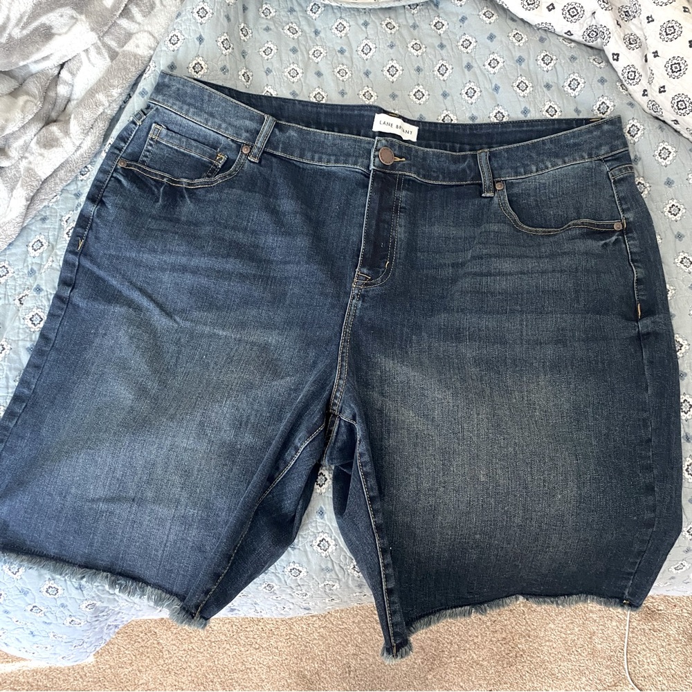 Lane Bryant Bermuda Jean Shorts